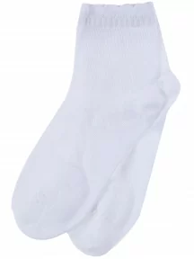 Детские носки из 100% хлопка LORENZline, Л56Д, БЕЛЫЕ