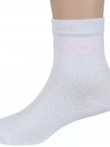 Детские бамбуковые носки "Борисоглебский трикотаж", 8С938, БЕЛЫЕ
