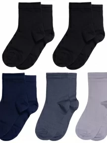 Комплект из 5 пар детских носков LORENZLine, 5-Л33, микс 6