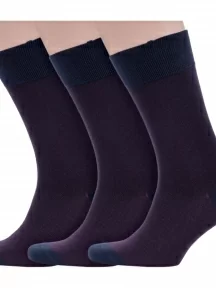 Комплект из 3 пар мужских носков Sergio Di Calze (PINGONS), 3-15SC3, БОРДОВЫЕ