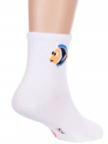 Детские спортивные носки Hobby Line, Ндх3594, БЕЛЫЕ