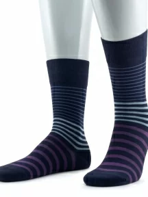 Мужские носки из мерсеризованного хлопка Sergio Di Calze (PINGONS), 15SC15, СИНИЕ