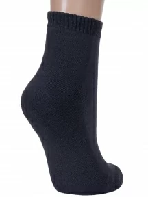 Женские носки с сеточкой и махровым следом "Красная ветка", С-910, СЕРЫЕ