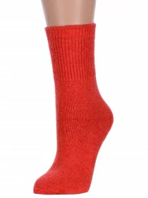 Женские термоноски с ослабленной резинкой Hobby Line, нжт019-03, КРАСНЫЕ