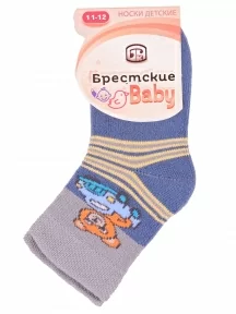 Детские махровые носки Брестские (БЧК), 14С3060, рис. 822, ДЖИНСОВЫЕ