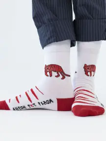 Носки unisex St. Friday Socks "Тигр повышенной богатости" (anton-1077-02)