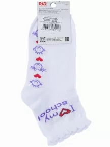 Детские носки "Красная ветка", С-527, БЕЛО-ФИОЛЕТОВЫЕ