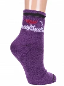 Женские махровые носки Альтаир, С102, ФИОЛЕТОВЫЙ