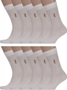 Комплект из 10 пар мужских носков ХОХ из модала, 10-X-1117, БЕЖЕВЫЕ