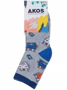 Детские носки Akos, CK41800 054, СВЕТЛО-СЕРЫЕ