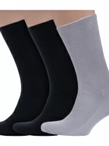 Комплект из 3 пар мужских медицинских носков Dr. Feet (PINGONS), 3-15DF1, микс 3