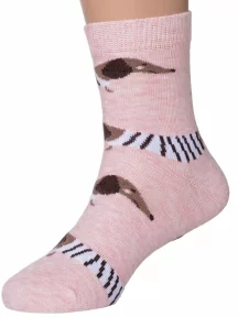 Детские носки RuSocks (Орудьевский трикотаж), Д-31353, рис. 09, ПЕРСИКОВЫЕ