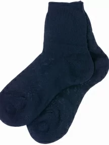 Детские носки из 100% хлопка "НАШЕ" Смоленской чулочной фабрики, С115, рис. 1, ТЕМНО-СИНИЕ №3-1