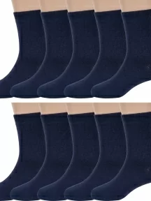 Комплект из 10 пар детских носков ХОХ, 10-d-1227, ТЕМНО-СИНИЕ
