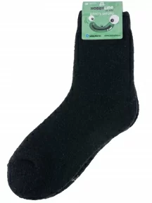 Детские махровые носки Hobby Line, 7619, ЧЕРНЫЕ