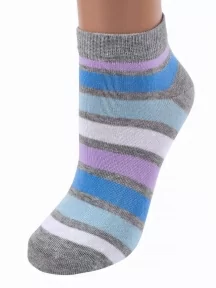 Комплект из 3 пар женских носков ХОХ, 3-G-3Rk, G-3R5 СЕРЫЕ