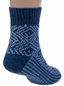 Детские полушерстяные носки RuSocks (Орудьевский трикотаж), Д-382, ДЖИНС, рис. 2