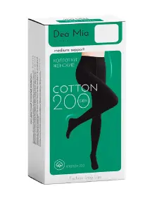 Женские колготки DEA MIA (БЧК) ЧЕРНЫЕ (15С1462)