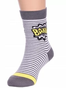 Детские носки Conte kids, 5С-11СП, рис. 296, ТЕМНО-СЕРЫЕ