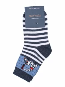 Детские носки RuSocks (Орудьевский трикотаж), Д-86, рис. 02, ДЖИНС