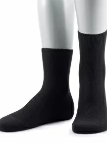 Женские медицинские носки из 100% хлопка Dr. Feet (PINGONS), 15DF7, ЧЕРНЫЕ