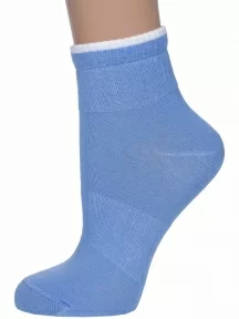Женские носки Брестские (БЧК), 14С1302, рис. 028, ГОЛУБЫЕ