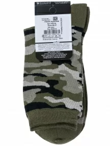 Мужские бамбуковые носки "Носкофф" (АЛСУ), НМ104, рис. 3013, СВЕТЛЫЙ ХАКИ