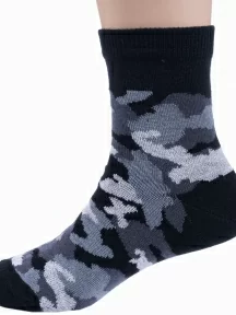 Детские носки LORENZline, Л90, ЧЕРНО-СЕРЫЕ