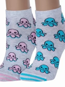 Женские ультракороткие носки Conte, 19С-114СП, рис. 352, СВЕТЛО-СЕРЫЕ