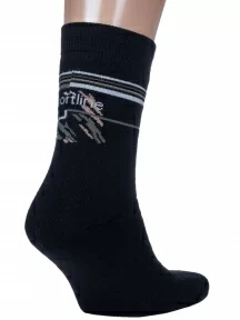 Мужские махровые носки "НАШЕ" Смоленской чулочной фабрики, 531С1, рис. 1, ЧЕРНЫЕ №1