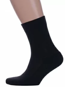 Мужские носки с махровым следом GRAND LINE, МТ-213, ЧЕРНЫЕ