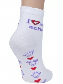 Детские носки "Красная ветка", С-527, БЕЛО-ФИОЛЕТОВЫЕ