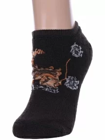 Женские махровые шерстяные носки АЛЬТАИР, ДМ-50, ШОКОЛАД