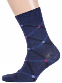 Мужские носки Брестские (БЧК), 15с2125, рис. 507, ТЕМНО-СИНИЕ МЕЛАНЖ