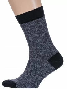 Мужские носки "Борисоглебский трикотаж", 4С999, ТЕМНО-СЕРЫЕ