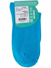 Детские носки Брестские (БЧК), 14С3081, рис. 076, БИРЮЗОВЫЕ
