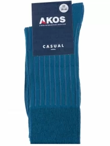 Мужские носки Akos, FM41010 004, ЯРКО-ДЖИНСОВЫЕ