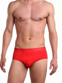 Мужские трусы-слипы из вискозы Tuosite, TS7825-8, КРАСНЫЕ