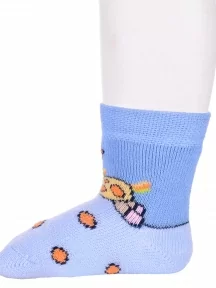 Детские махровые носки Брестские (БЧК), 14С3060, рис. 819, БЛЕДНО-ГОЛУБЫЕ