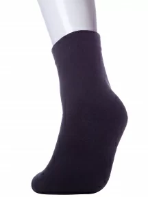 Детские махровые носки LORENZline, П15М, ЧЕРНЫЕ