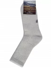 Носки из 100% монгольской шерсти (Монголка), 01173, БЕЖЕВЫЕ