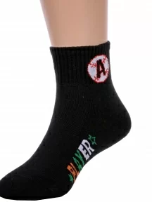 Детские спортивные носки Hobby Line, Ндх4520-05, ЧЕРНЫЕ