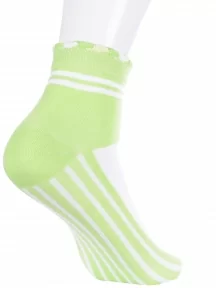 Детские носки LORENZline, П5, БЕЛО-САЛАТОВЫЕ