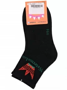 Детские спортивные носки Hobby Line, Ндх3592-07, ЧЕРНЫЕ