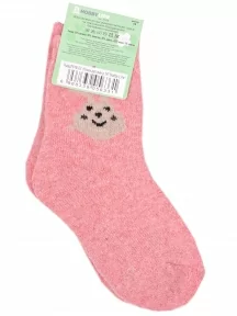 Детские теплые махровые носки Hobby Line, Ндад7618-02, КОРАЛЛОВЫЕ