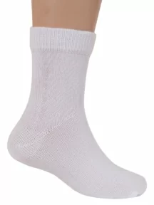 Детские носки "Челны Текстиль", L24, БЕЛЫЕ