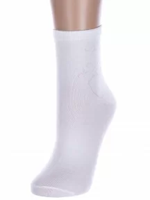 Женские носки Hobby Line, Нжх337, БЕЛЫЕ