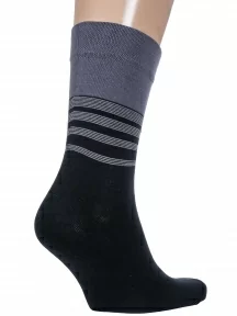 Мужские носки "Борисоглебский трикотаж", 4С960, ЧЕРНО-СЕРЫЕ