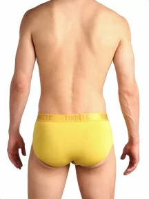Мужские трусы-слипы из вискозы Tuosite, TS7825-7, ЖЕЛТЫЕ