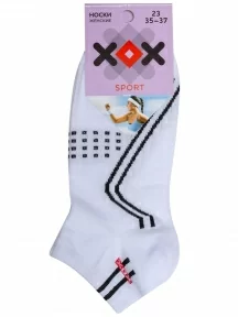 Женские спортивные носки ХОХ, SPG-1, БЕЛЫЕ
